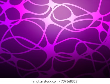 Dark Purple vector doodle blurred texture. Doodles on blurred abstract background with gradient. Hand painted design for web, wrapping, wallpaper.