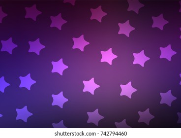 Dark Purple vector doodle blurred texture. Colorful abstract illustration with lines in Asian style. A completely new design for your business.