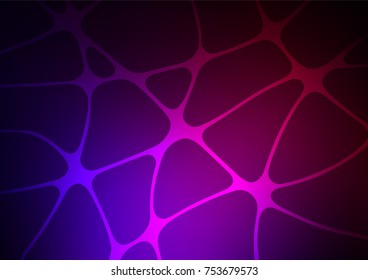 Dark Purple vector doodle blurred texture. Colorful abstract illustration with lines in Asian style. Hand painted design for web, leaflet, textile.