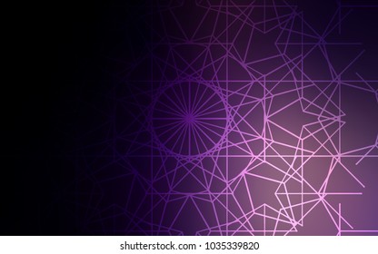 Dark Purple vector doodle bright background. Brand-new colored illustration in blurry style with doodles drawn by child. Hand painted design for web, wrapping, wallpaper.