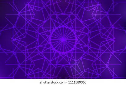 Dark Purple vector doodle bright pattern. Colorful illustration in abstract style with doodles created by child. The completely new template can be used for your brand book.