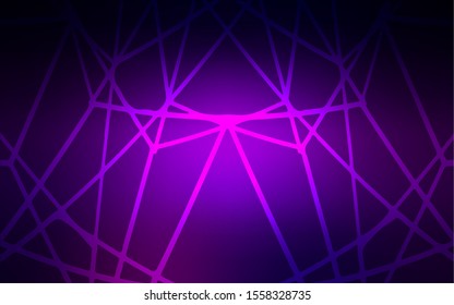 Dark Purple vector doodle bright background. Doodle illustration made by child in Origami style with gradient. The elegant pattern can be used as a part of a brand book.