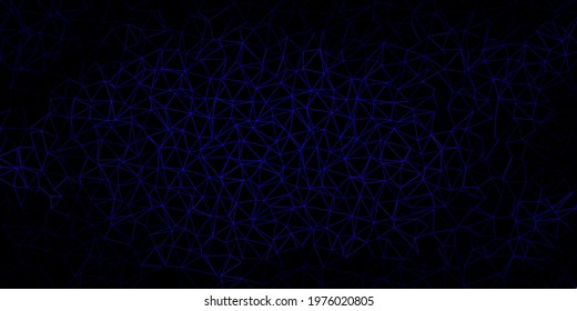 Dark purple vector geometric polygonal design. Modern abstract illustration with polygonal triangles. Smart pattern for websites.