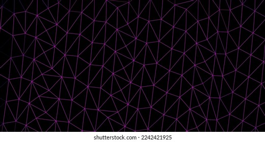 Diseño poligonal geométrico vector púrpura oscuro. Ilustración abstracta moderna con triángulos poligonales. Diseño de páginas de aterrizaje.
