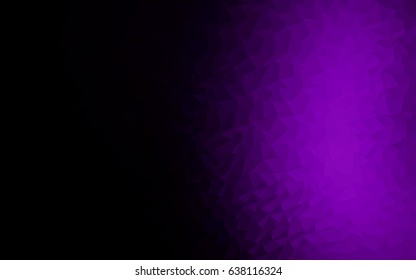 Dark Purple vector geometric simple minimalistic background, which consist of triangles on white background. Triangular pattern with gradient for your business design. 