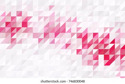 Dark Purple vector geometric simple minimalistic background, which consist of triangles on white background. Triangular pattern with gradient for your business design. 