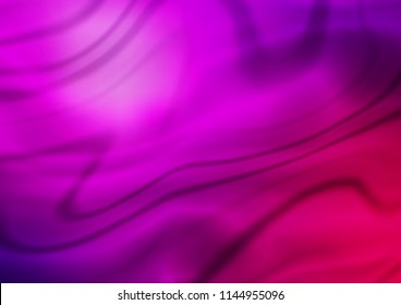 Dark Purple vector glossy abstract template. Brand new colored illustration in blurry style with gradient. Brand new style for your business design.