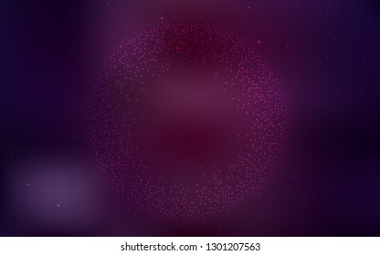 Dark Purple vector glossy abstract background. A completely new colored illustration in blur style. New style for your business design.