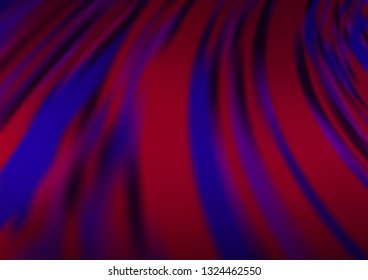 Dark Purple vector glossy abstract template. An elegant bright illustration with gradient. The background for your creative designs.