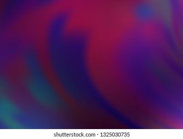 Dark Purple vector glossy abstract template. A vague abstract illustration with gradient. The template can be used for your brand book.