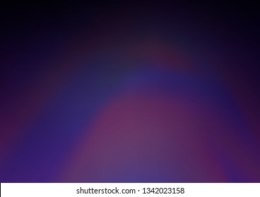 Dark Purple vector glossy abstract background. Modern geometrical abstract illustration with gradient. The background for your creative designs.