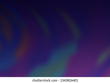 Dark Purple vector glossy abstract background. Colorful illustration in abstract style with gradient. The template can be used for your brand book.