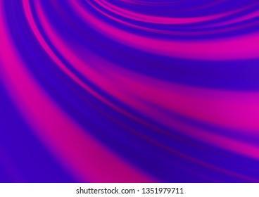 Dark Purple vector glossy abstract template. Creative illustration in halftone style with gradient. A completely new design for your business.