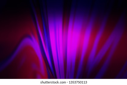 Dark Purple vector glossy abstract layout. Glitter abstract illustration with gradient design. New design for your business.