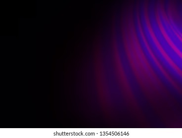 Dark Purple vector glossy abstract background. A completely new color illustration in a bokeh style. Brand new design for your business.