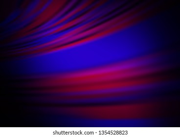 Dark Purple vector glossy abstract background. Modern geometrical abstract illustration with gradient. The background for your creative designs.