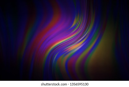 Dark Purple vector glossy abstract background. Glitter abstract illustration with gradient design. New way of your design.