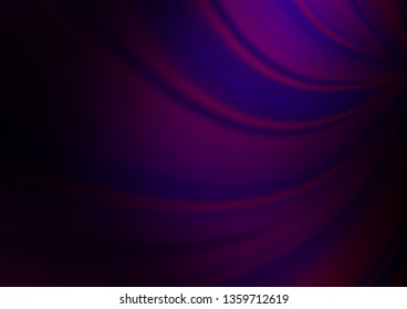 Dark Purple vector glossy abstract background. A completely new color illustration in a bokeh style. Brand new design for your business.