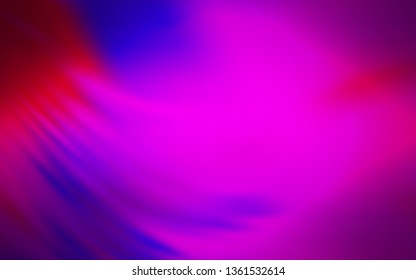 Dark Purple vector glossy abstract backdrop. A completely new colored illustration in blur style. New style design for your brand book.