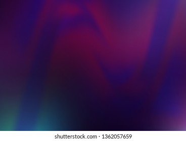 Dark Purple vector glossy abstract template. Colorful illustration in blurry style with gradient. The best blurred design for your business.