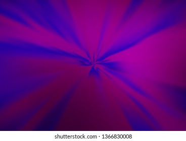 Dark Purple vector glossy abstract background. A completely new color illustration in a bokeh style. Brand new design for your business.