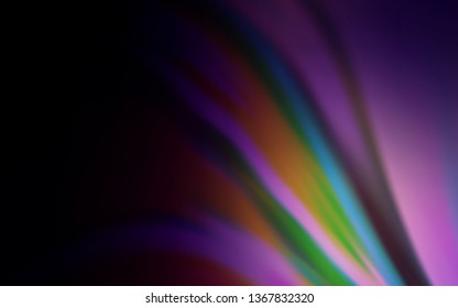 Dark Purple vector glossy abstract backdrop. A completely new colored illustration in blur style. Background for designs.