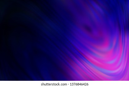 Dark Purple vector glossy abstract background. Glitter abstract illustration with gradient design. Smart design for your work.