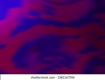 Dark Purple vector glossy abstract template. Colorful illustration in blurry style with gradient. Brand new style for your business design.