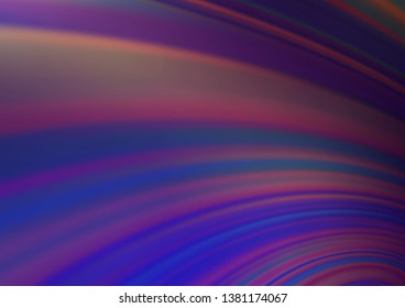 Dark Purple vector glossy abstract template. Colorful illustration in abstract style with gradient. Brand new design for your business.