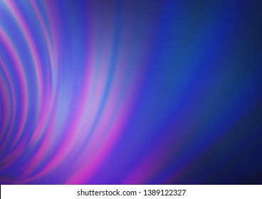 Dark Purple vector glossy abstract template. Colorful abstract illustration with gradient. The template can be used for your brand book.