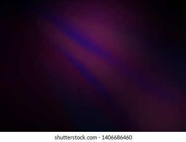 Dark Purple vector glossy abstract background. Glitter abstract illustration with an elegant design. The best blurred design for your business.