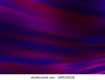 Dark Purple vector glossy abstract template. Glitter abstract illustration with an elegant design. A completely new design for your business.