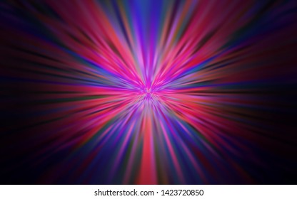 Dark Purple vector glossy abstract layout. Creative illustration in halftone style with gradient. New style design for your brand book.