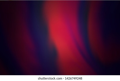 Dark Purple vector glossy abstract background. Creative illustration in halftone style with gradient. Background for a cell phone.