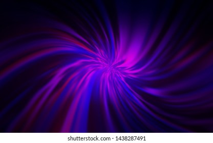 Dark Purple vector glossy abstract backdrop. Glitter abstract illustration with gradient design. New way of your design.