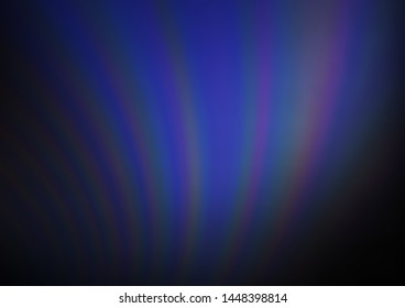 Dark Purple vector glossy abstract template. Glitter abstract illustration with an elegant design. The best blurred design for your business.