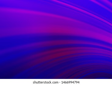 Dark Purple vector glossy abstract background. Creative illustration in halftone style with gradient. The template can be used for your brand book.