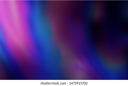 Dark Purple vector glossy abstract background. Colorful abstract illustration with gradient. New design for your business.
