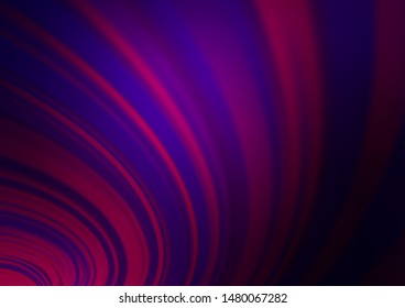 Dark Purple vector glossy abstract template. Colorful abstract illustration with gradient. The blurred design can be used for your web site.