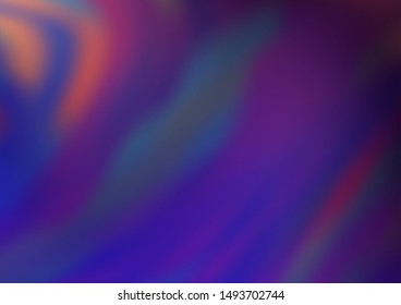 Dark Purple vector glossy abstract background. Colorful illustration in blurry style with gradient. The best blurred design for your business.
