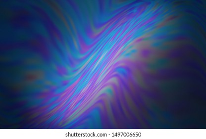 Dark Purple vector glossy abstract background. Colorful abstract illustration with gradient. New style design for your brand book.