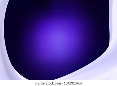 Dark Purple vector glossy abstract background. Colorful illustration in abstract style with gradient. Background for designs.
