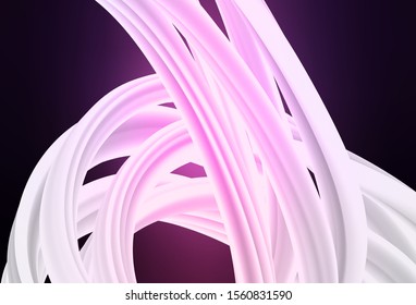 Dark Purple vector glossy abstract background. Colorful illustration in abstract style with gradient. New style design for your brand book.