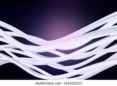 Dark Purple vector glossy abstract layout. Creative illustration in halftone style with gradient. New style for your business design.