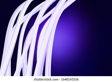 Dark Purple vector glossy abstract layout. Modern abstract illustration with gradient. Smart design for your work.