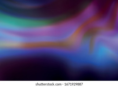 Dark Purple vector glossy abstract layout. Modern abstract illustration with gradient. New style for your business design.