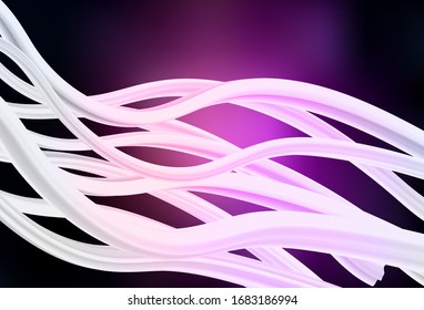 Dark Purple vector glossy abstract background. Glitter abstract illustration with gradient design. The best blurred design for your business.