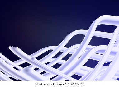 Dark Purple vector glossy abstract backdrop. Modern abstract illustration with gradient. New style for your business design.