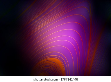 Dark Purple vector glossy abstract background. An elegant bright illustration with gradient. Background for a cell phone.