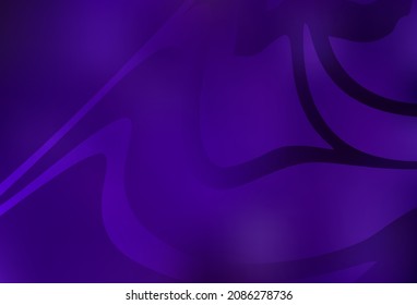 Dark Purple vector glossy abstract backdrop. Shining colorful illustration in smart style. The best blurred design for your business.